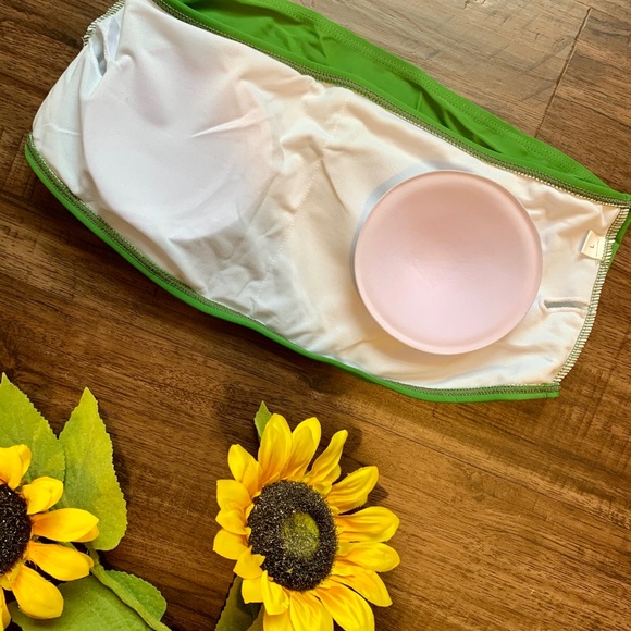 NEW💚GREEN Two pcs bikini high waisted,Large - Picture 4 of 6